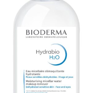 bioderma, hydrabio h2o, pulizia, acqua micellare, per pelli sensibili e secche, 500 ml