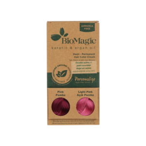 biomagic, biomagic, keratin & argan oil, tintura per capelli semi permanente, pink, 250 ml *tester
