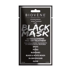 biovene, black mask, pulizia, maschera peel off, per il viso, 12.5 ml *tester