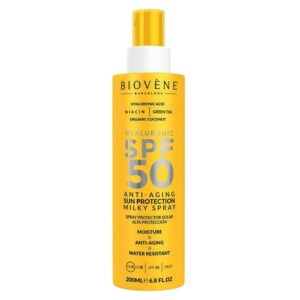 biovene, hyaluronic acid, tè verde, anti età, latte doposole, 200 ml *tester