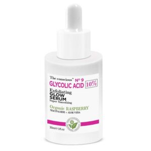 biovene, the conscious no.9, acido glicolico, esfoliazione, siero, per il viso, 30 ml *tester
