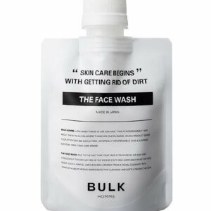 bulk homme, the face wash, pulizia e purificazione, crema schiumogena detergente, 100 g