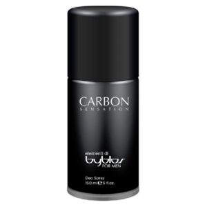 byblos, carbon, antitraspirante, spray deodorante, per uomini, 150 ml