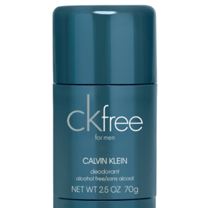 calvin klein, ck free, anti sudore, stick deodorante, per uomini, 75 g