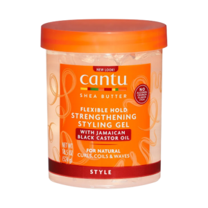 cantu, shea butter, gel per styling capelli, rafforzamento, tenuta flessibile, 524 ml