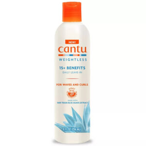 cantu, weightless, agave, balsamo senza risciacquo, levigatura, 236 ml