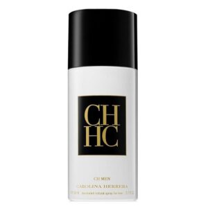 carolina herrera, ch, spray deodorante, per uomini, 150 ml
