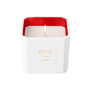 cartier, les ecrins canopee, candela profumata, 220 g
