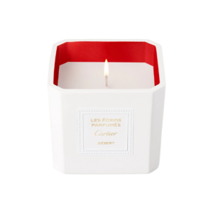 cartier, les ecrins desert, candela profumata, 220 g