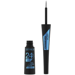 catrice, 24h brush liner, impermeabile, spazzola, opaco, eyeliner liquido, 010, ultra black, 3 ml