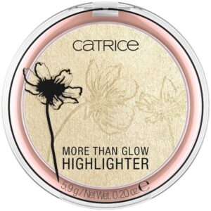 catrice, more than glow, luminoso, compatto blush illuminante, 010, ultimate platinum glaze, 5.9 g