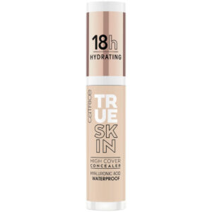 catrice, true skin, alta copertura, correttore liquido, 032, neutral biscuit, 4.5 ml