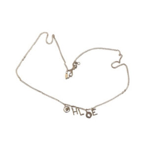 chloe, chloe, collana in metallo base, oro, per le donne