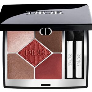 christian dior, diorshow, palette di ombretti, 673, tartan rosso, 5 sfumature, 7 g