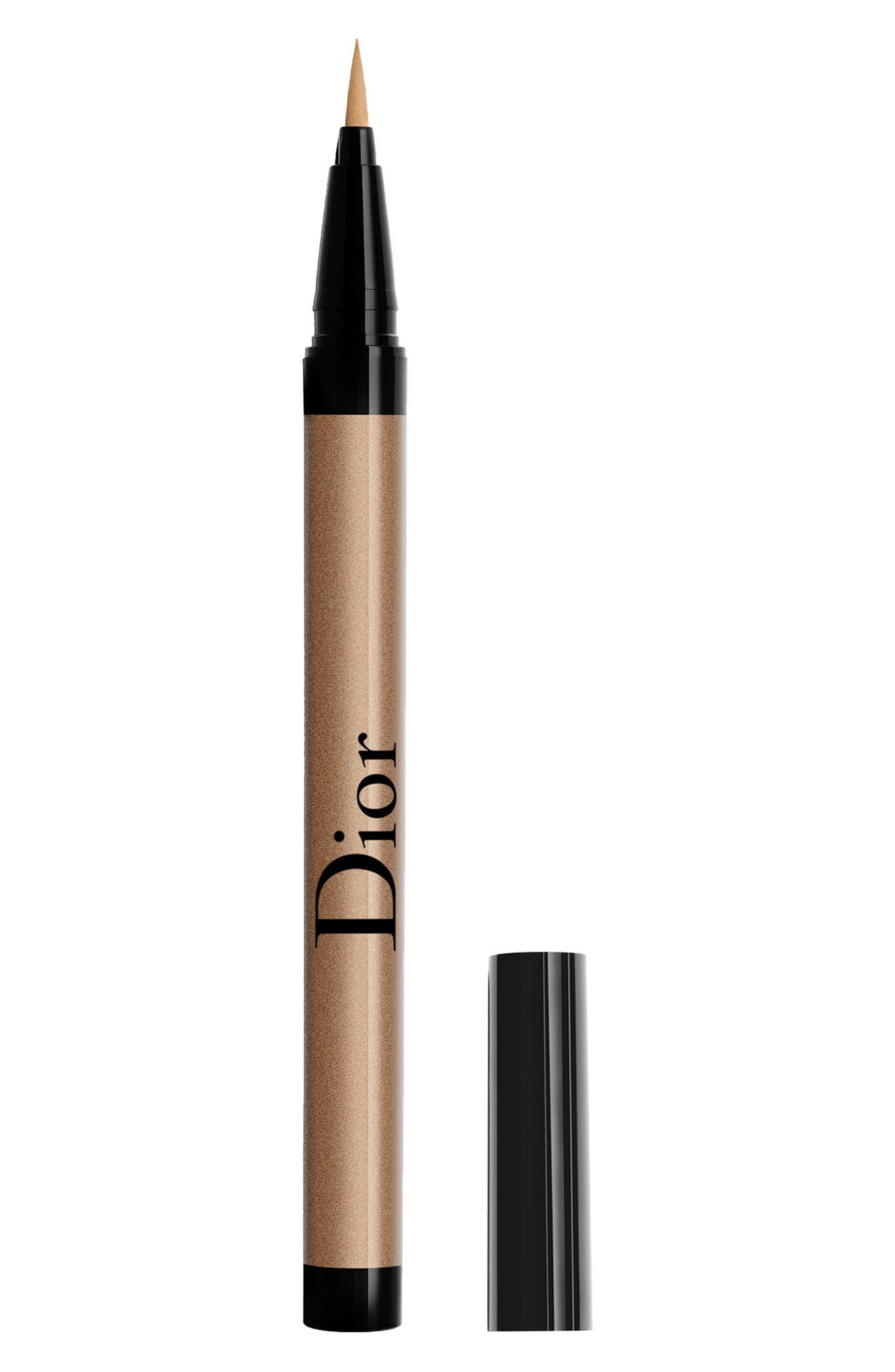 christian dior, diorshow on stage, impermeabile, punta in feltro ultra flessibile, opaco, eyeliner liquido, 551, bronzo perlato, 0.55 ml