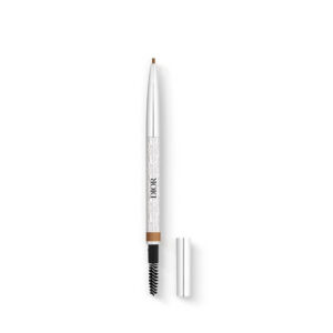 christian dior, diorshow, impermeabile, doppia estremità, crema per sopracciglia matita & spazzola 2 in 1, 02, castagna, 0.09 g