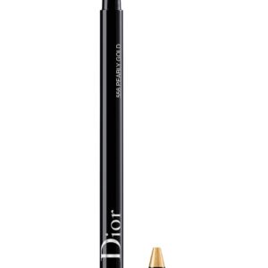christian dior, diorshow, impermeabile, doppia estremità, colore intenso, eyeliner liquido, 556, oro, 0.2 g