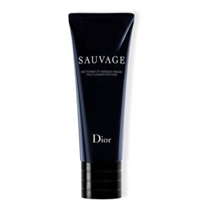 christian dior, sauvage, detergente, maschera crema, per il viso, 120 ml