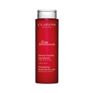 clarins, eau dynamisante, energizzante, gel doccia, su tutto il corpo, tutti i tipi di pelle, 200 ml