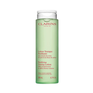 clarins, purifying, senza alcol, purificazione, lozione tonica, per il viso, 200 ml