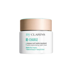 clarins, re charge, riempimento, notte, maschera crema, per il viso, 50 ml