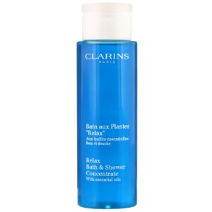 clarins, relax, oli essenziali, calmante, gel doccia, su tutto il corpo, 200 ml *tester