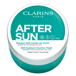 clarins, sos sunburn, rasserenante, calmante, crema doposole, 100 ml