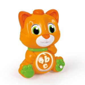 clementoni, baby, giocattolo interattivo, gatto, arancione, unisex, 10 36 mesi