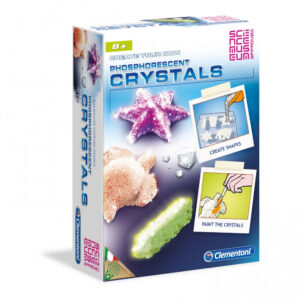 clementoni, science & play, laboratorio di cristalli, per ragazze, 8+ anni