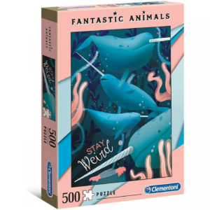 clementoni, fantastic animals, ama i giochi creativi, puzzle, unisex, 6+ anni