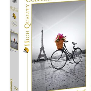 clementoni, high quality collection, romantico, puzzle, unisex, 500 pz