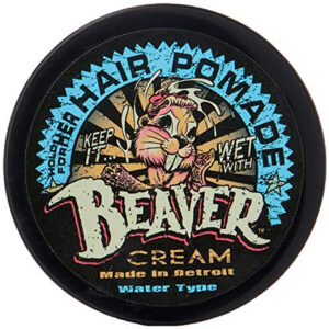 cock grease, beaver cream water type, pomata per styling capelli, finitura brillante, tenuta leggera a media, 50 g