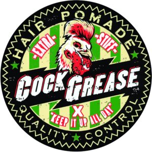 cock grease, extra slick no x, pomata per styling capelli, finitura brillante, tenuta extra, 100 g