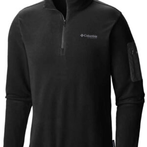 columbia, titan pass 1.0, half zip fleece, maglione sintetico da uomo sportivo, l