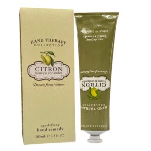 crabtree & evelyn, citron, honey & coriander, anti età, crema per le mani, 100 g