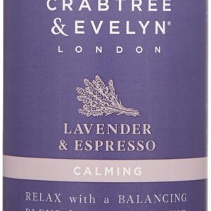 crabtree & evelyn, lavender & espresso, calmante, detergente per il corpo, 250 ml
