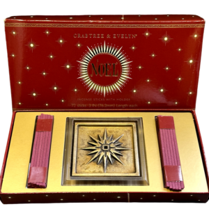 crabtree & evelyn, noel, bastone, diffusore di aromi con bastoncini