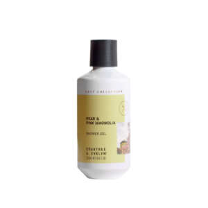 crabtree & evelyn, pear & pink magnolia, rinfrescante, detergente per il corpo, 250 ml