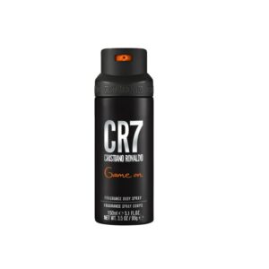 cristiano ronaldo, cr7 game on, rinfrescante, spray deodorante, per uomini, 150 ml