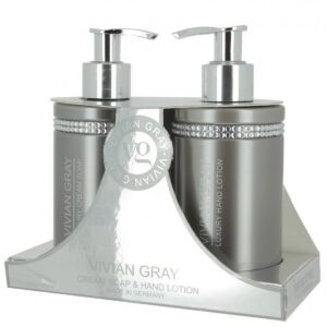 crystals set vivian gray: grey crystals, hydrating, hand lotion, 250 ml + grey crystals, cleansing, liquid soap, 250 ml
