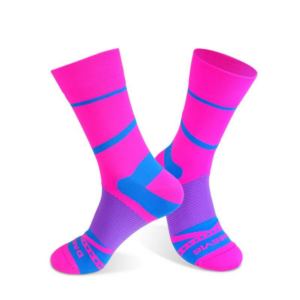 darevie, darevie, lungo, calze in tessuto, rosa/blu, dva013, unisex
