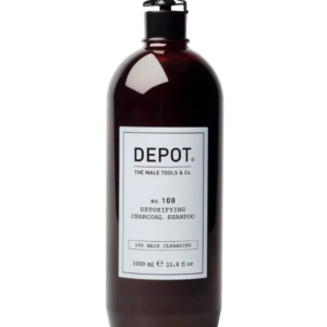 depot, 100 hair cleansing no. 108, carbone, shampoo per capelli, detossificante, 1000 ml