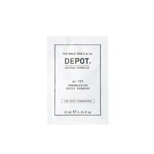 depot, 100 hair cleansing no. 101, complesso botanico, shampoo per capelli, normalizzazione, 10 ml