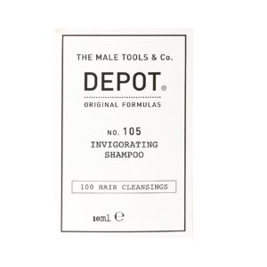 depot, 100 hair cleansing no. 105, complesso multivitaminico, shampoo per capelli, anticaduta, 10 ml