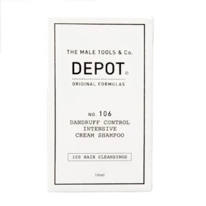 depot, 100 hair cleansing no. 106, provitamina b5, shampoo per capelli, antiforfora, 10 ml