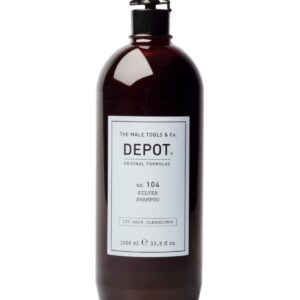 depot, 100 hair cleansing no. 104, complesso botanico, shampoo per capelli, per la neutralizzazione dei toni gialli, 1000 ml