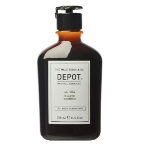 depot, 100 hair cleansing no. 104, complesso botanico, shampoo per capelli, per la neutralizzazione dei toni gialli, 250 ml