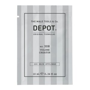 depot, 300 hair stylings no. 308, filtro uv, gel per styling capelli, per il volume, tenuta media, 10 ml