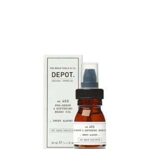 depot, 400 shave specifics no. 403, mandorla dolce, ammorbidimento, olio pre rasatura, 30 ml