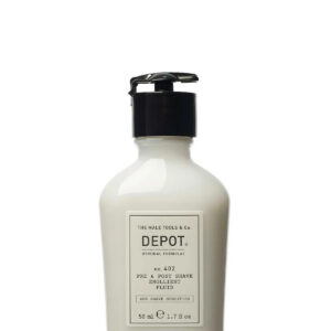 depot, 400 shave specifics no. 402, oli essenziali, calmante, fluido pre e post rasatura, 50 ml